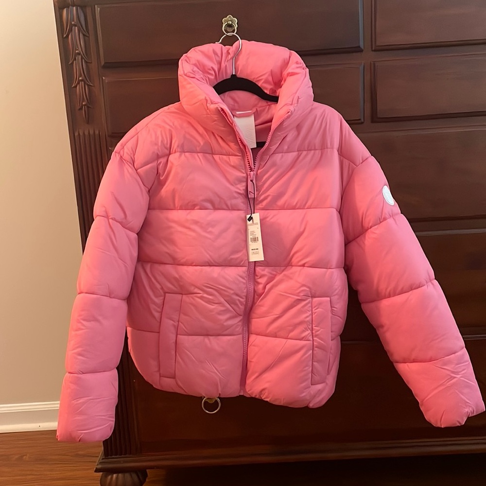 Noize Avalon Pink Puffer Jacket - Jilly Box